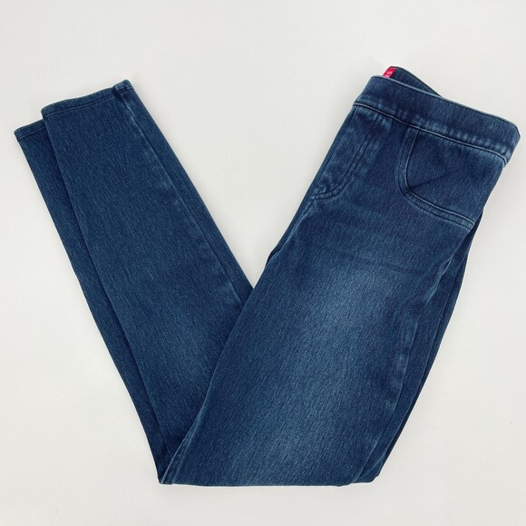 SPANX Jean-ish Ankle Leggings in Twilight Blue Size S - Picture 3 of 9